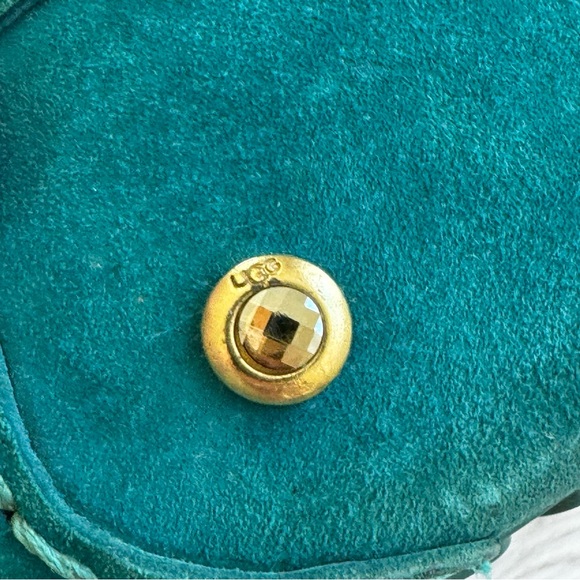 Size 11 UGG Women's Moccasins in Teal with Plush Lining - Picture 7 of 7